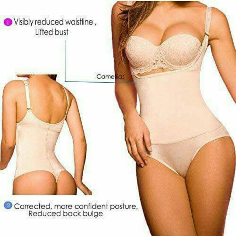 Bundle Xl Bk,xl Beige ,l Seamless Firm Control Shapewear